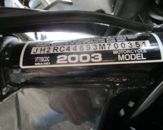 2003 Honda Shadow (VT750CDC)