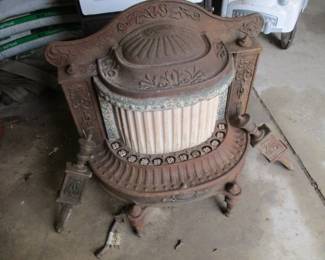 Antique Cast Gas Heater