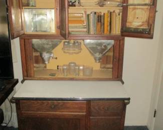 1920's Hoosier Cabinet "Complete"