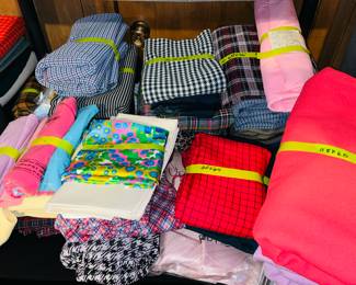 Vintage crafting fabric