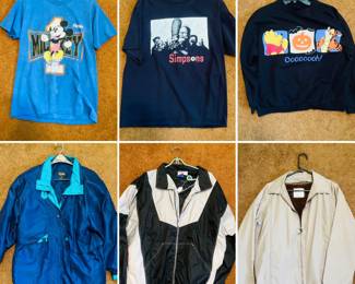 Vintage clothing, vintage windbreakers, vintage jackets