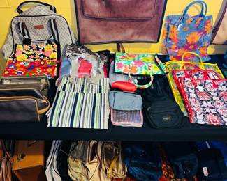 Vintage bags, purses, suit bags, hand bags, beach bags