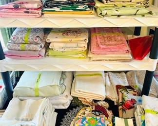 Vintage towels and linens