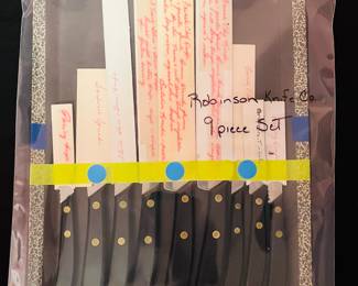 Robinson knife company nine piece set