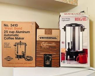 Vintage coffeemakers