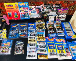 Hotwheels, Billy Ray Cyrus Road Champs, Alice Cooper toy cars