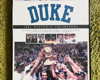 2001 Duke national championship poster