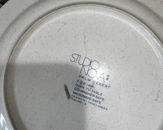 Studio Nova plates set Palm desert