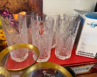 RCR Dorico Lead Crystal tumblers glasses