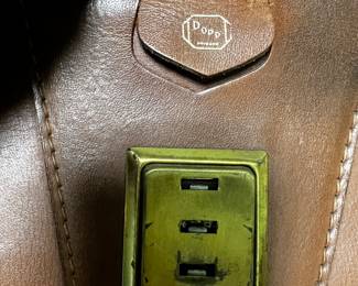 DOPP vintage leather briefcase