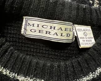 Michael Gerald sweater