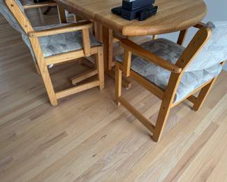 No table just chairs