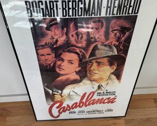 Vintage Casablanca poster