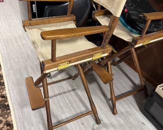 Bar height Folding director chairs