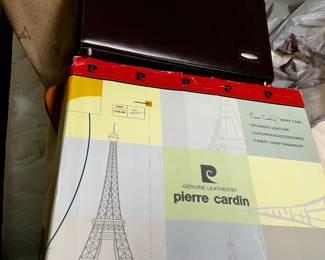 Pierre Cardin leather briefcase
