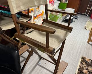Bar height Folding director chairs