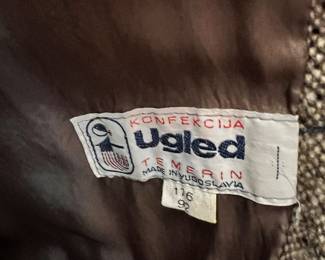 Ugled sport coat made in Yugoslavia