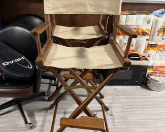 Bar height Folding director chairs