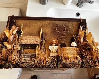 Wall Art Ukrainian made of natural elements 3D