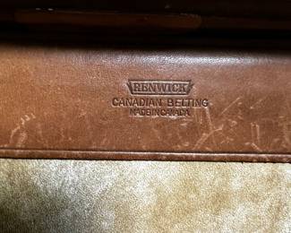 RENWICK vintage leather briefcase