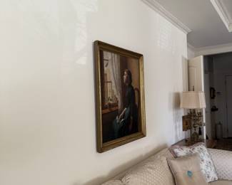 ORIGINAL ART & VINTAGE SOFA