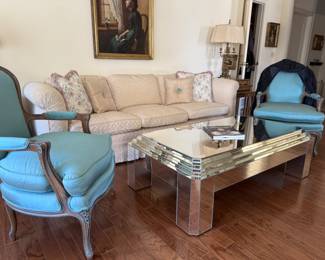 MCM MIRRORED COFFEE TABLE