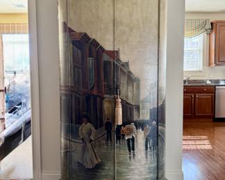 PAINTED STORAGE CABINET