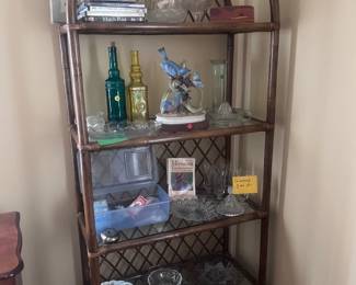 Very cool Bentwood shelving unit.