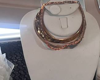 There is a good selection of Sterling Silver Bracelets and Necklaces