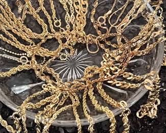 There is a good selection of Sterling Silver Bracelets and Necklaces