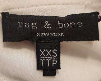 Rag & Bone Adrian Cream-Colored Dress Size XXS