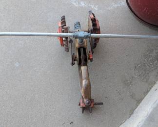 Vintage tractor sprinkler