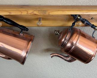 Copper pots