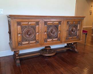 Antique 19th Century French Renaissance Style sideboard buffet