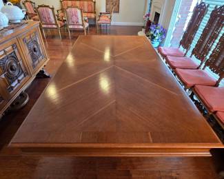 Antique 19th Century French Renaissance Style Dining Table