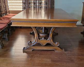 Antique 19th Century French Renaissance Style Dining Table