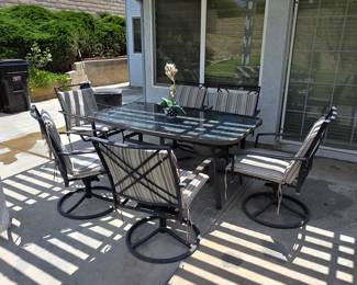 Patio table and chairs