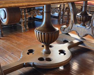 Antique 19th Century French Renaissance Style Dining Table