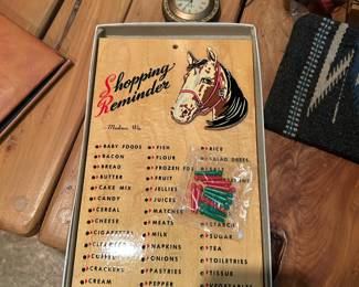 VINTAGE SHOPPING LIST