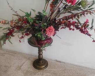 Faux floral arrangement