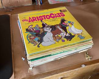 Vintage records – Disney, Santa Claus, etc.