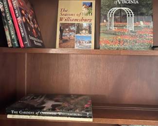 Virginia books- Williamsburg and other local interest, some books have sold