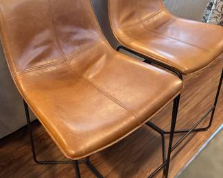 WEST ELM COUNTER HEIGHT STOOLS