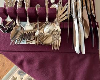 Gold flatware set