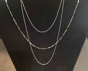 1 18  2 16 Sterling Silver Necklaces 