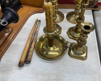 Antique Candle Sticks & More