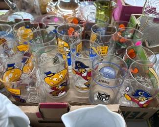 Burger King Character Drinking Glasses