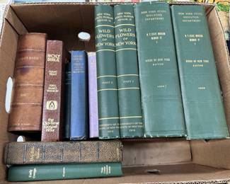 Early 1900s Books Birds of New York & Wild Flowers on New York
