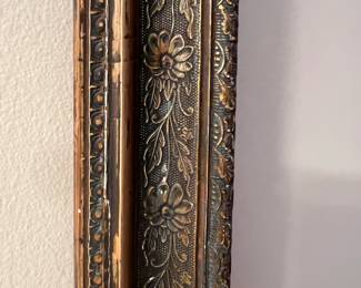 antique wood frame 24 by 20 wide and 2 deep
