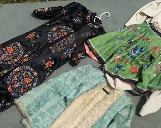 antique Chinese kimono textiles